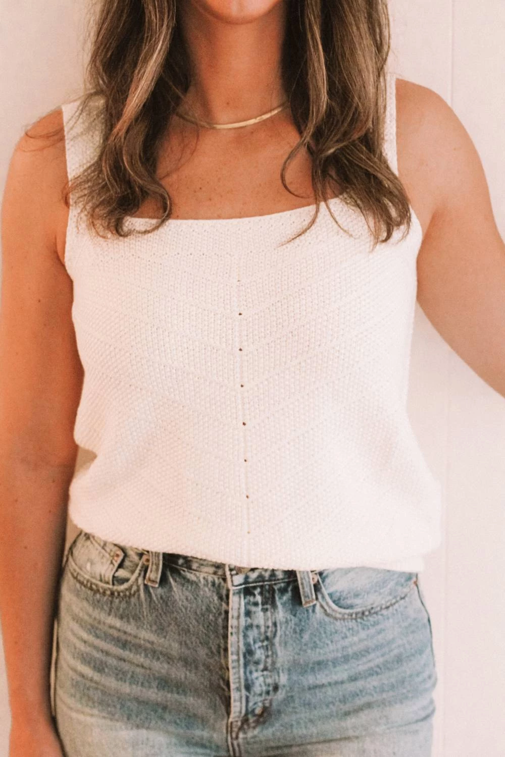 New β Frnch π© women Laila Sweater Tank in Cream 𧨠1 New β Frnch π© women Laila Sweater Tank in Cream π§¨