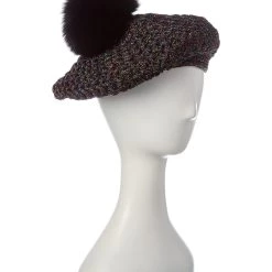 Best Pirce 🥰 women Surell Accessories Fleece-Lined Beret 🥰