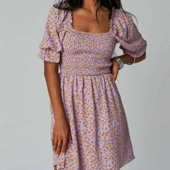 Discount 🎁 Buddylove 👩 women Andi Buttercup 👗 Dress in Lavender ✔️