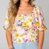Promo ✨ Buddylove 👩 women Billie Free Love Top in Floral 🧨