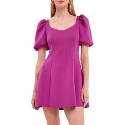Brand new ๐งจ ENGLISH FACTORY ๐ฉ women Puff Slv Mini ๐ Dress ๐งจ