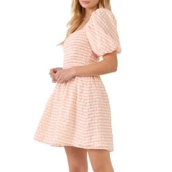 Best deal 🎁 English Factory 👩 women Plaid Smocked Mini 👗 Dress ✔️ -Cheap Buddylove Store 2f600bc04b2c449ebf28ab512722028b cc33e0c2 f74a 4256 b3a9 99ef2a074484 1080x