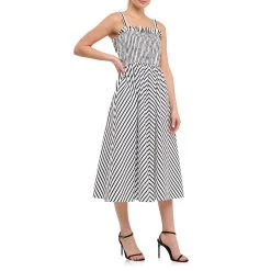 Wholesale 😍 ENGLISH FACTORY 👩 women Striped Smocked 👗 Dress ⭐ -Cheap Buddylove Store 32a6ee81d63b4214a2da0427223101d6 948b9548 614c 412c 9676 60cb9d52401c 1080x