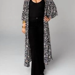 Coupon 😉 Buddylove 👩 women Alix Maxi Length Duster in Fossil 😍