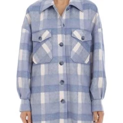 Buy ✨ Bagatelle 👩 Womens Fleece Plaid 👚 Shirt Jacket ⭐