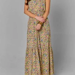 Promo 👏 Buddylove 👩 women Pepper High Neck Maxi 👗 Dress in Marigold 🔥