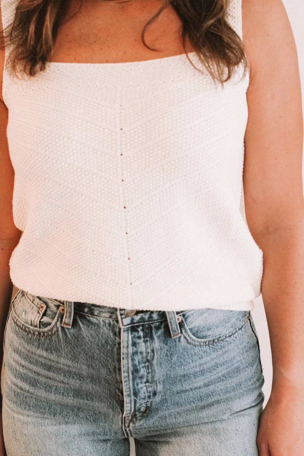 New β Frnch π© women Laila Sweater Tank in Cream 𧨠5 New β Frnch π© women Laila Sweater Tank in Cream 𧨠- Image 5