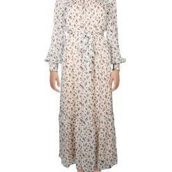 Cheap ❤️ English Factory 👩 Womens Floral Print Long Maxi 👗 Dress 🔥