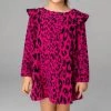 Best Pirce 👍 Buddylove kids Girl'S Logan 👗 Dress in Fuchsia Cat 🤩
