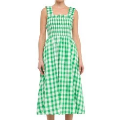 Wholesale 💯 ENGLISH FACTORY 👩 women Check Print Smocked 👗 Dress ✨ -Cheap Buddylove Store 55d6b6c5b8bd4de68eed94a15ef5f7dc 1e98bb65 8edf 43ef ac23 00cfa17103bd 1080x