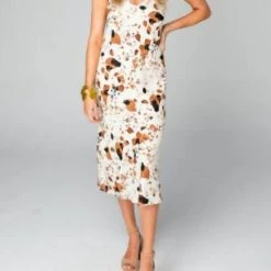 Cheap ⌛ Buddylove 👩 women Tiff Midi Slip 👗 Dress in Texas 🥰