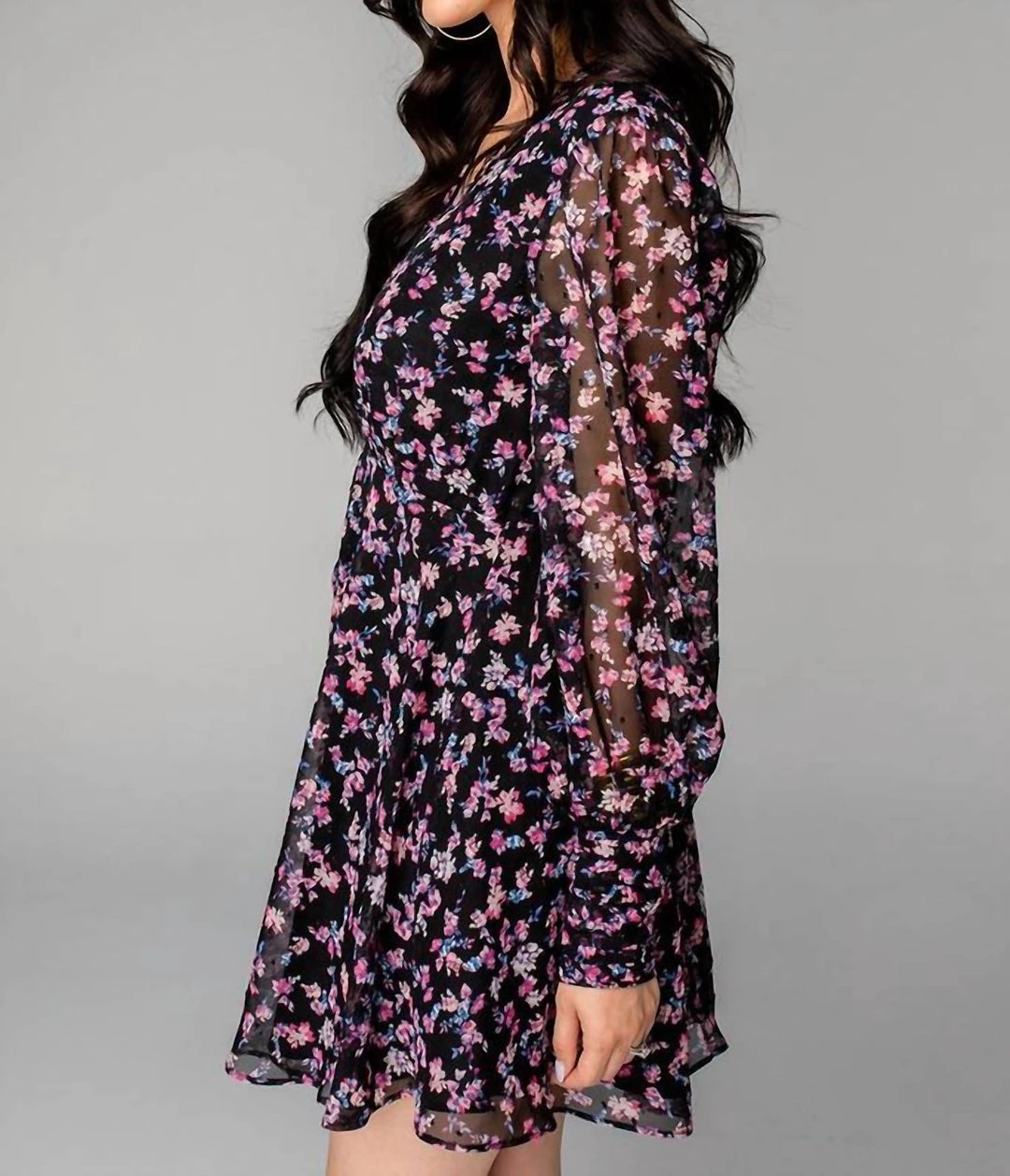 Hot Sale 🌟 Buddylove 👩 women Parker V-Neck Skater 👗 Dress in Multi 👍 2 Hot Sale 🌟 Buddylove 👩 women Parker V-Neck Skater 👗 Dress in Multi 👍 - Image 2