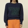 Best deal 🔔 Frnch 👩 women Paris Sweater in Blue Marine 😍