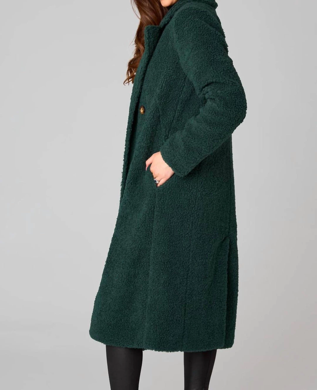 New π Buddylove π© women Bear Oversized Teddy Faux Fur π§₯ Coat in Jade π 2 New π Buddylove π© women Bear Oversized Teddy Faux Fur π§₯ Coat in Jade π - Image 2