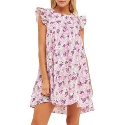 Brand new 🔥 ENGLISH FACTORY 👩 women Floral Printed Babydoll mini 🔥