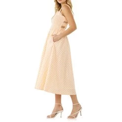 New ❤️ English Factory 👩 women Striped Smocked Midi 👗 Dress 🧨 -Cheap Buddylove Store 9e42e1ae01184405b989211ea4c78853 1080x
