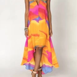 Best deal ❤️ Buddylove 👩 women Campbell High Low 👗 Dress in Sunset 🎁