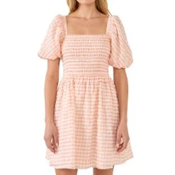 Best deal 🎁 English Factory 👩 women Plaid Smocked Mini 👗 Dress ✔️ -Cheap Buddylove Store ad8cd104348849269654edee5f5615c5 fcfce77d b7b5 410c 94fa d91a5d18d769 1080x