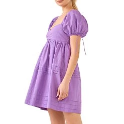 Cheapest 🎉 ENGLISH FACTORY 👩 women Pleated Detail Puff Sleeve Mini 👗 Dress ⭐ -Cheap Buddylove Store be44021fe6c742cdb13439c2a35af123 208eddc2 83f0 4593 a610 b92bd030b201 1080x