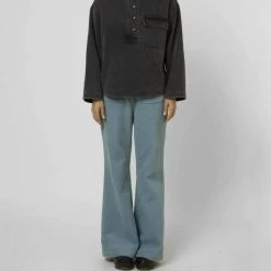 Cheap Buddylove Store 28 Coupon ๐คฉ Frnch ๐ฉ women Solaine Woven Top in Anthracite โ๏ธ