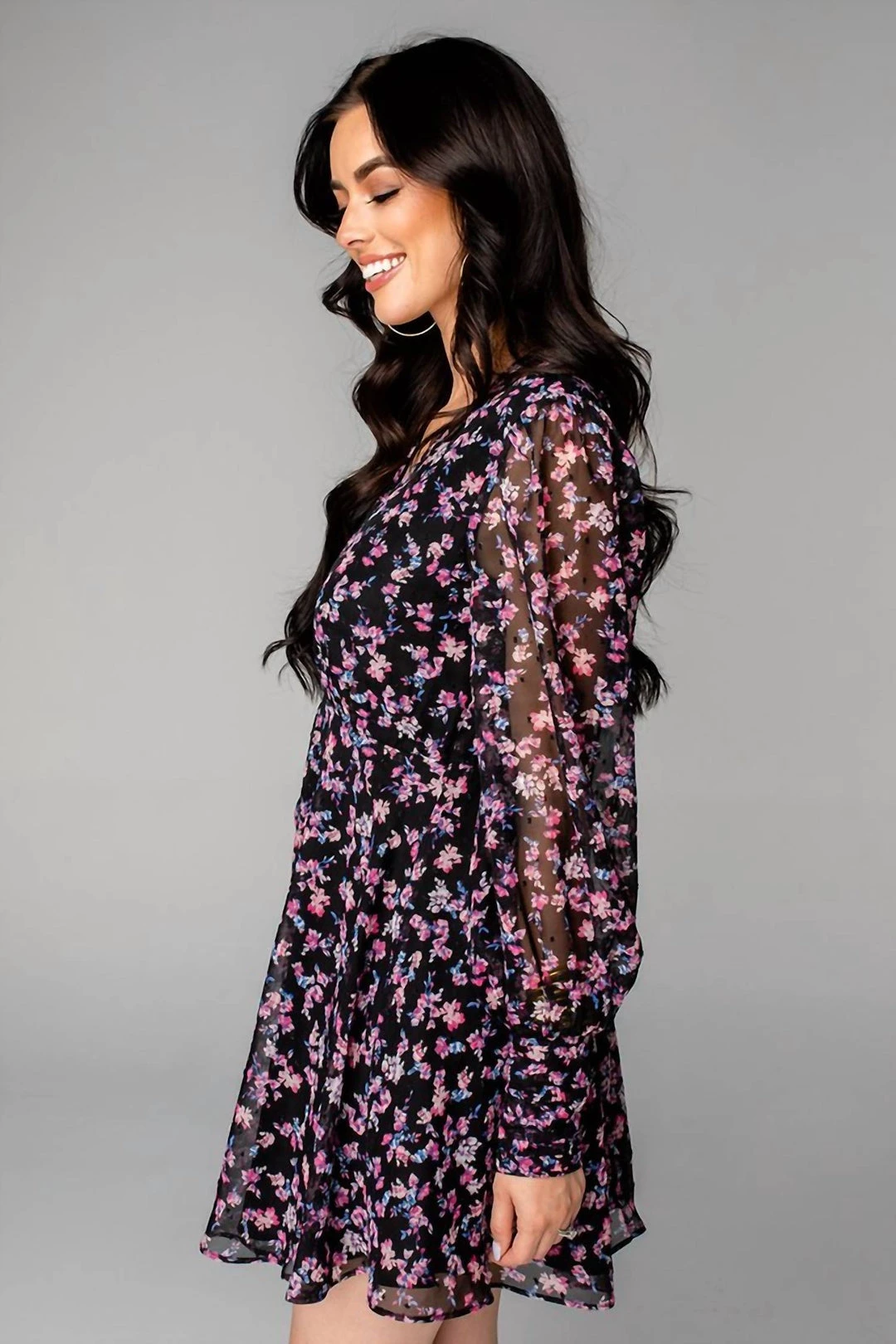 Hot Sale 🌟 Buddylove 👩 women Parker V-Neck Skater 👗 Dress in Multi 👍 3 Hot Sale 🌟 Buddylove 👩 women Parker V-Neck Skater 👗 Dress in Multi 👍 - Image 3