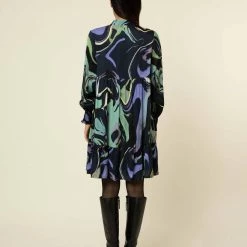 Flash Sale 🤩 Frnch 👩 women Kym Woven 👗 Dress in Mist Print 👏 -Cheap Buddylove Store c41fa196442e4571bc186cf25a98de1f 34b0dc81 dee9 4af9 af7f 80ad56ab67ea 1080x