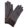 Buy 🎁 women Surell Accessories Wool & Leather Gloves 👏