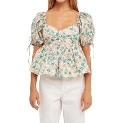 Best deal 💯 ENGLISH FACTORY 👩 women Floral Puff Sleeve Top 🎁 -Cheap Buddylove Store cb7e3ca5ed144b23a85a7521d11a9da2 965c3e81 dd60 4a2f 88ca 90d451a6849d 1080x