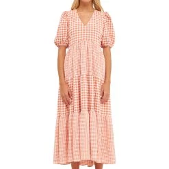 Best Pirce 👍 ENGLISH FACTORY 👩 women Gingham Check Combination Midi 👗 Dress 🔥 -Cheap Buddylove Store d7bae3dd9d324aa4a590fe5c4b7ccbf4 fb77ad29 b087 4d81 981e 416260424d24 1080x