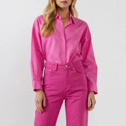 Deals 🤩 English Factory 👩 women Oversized Linen 👕 Shirts 😍