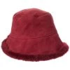 Best Pirce ⭐ women Surell Accessories Oversized Floppy Shearling Bucket Hat 👏