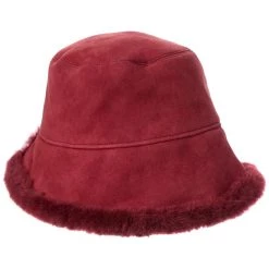 Best Pirce ⭐ women Surell Accessories Oversized Floppy Shearling Bucket Hat 👏
