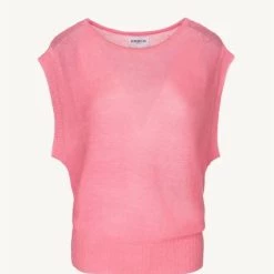 Flash Sale 😉 Frnch 👩 women Aurelle Knitted Sweater in Rose 🤩