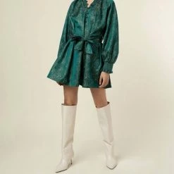 Best deal 🔔 Frnch 👩 women Gally 👗 Dress in Green 🎁