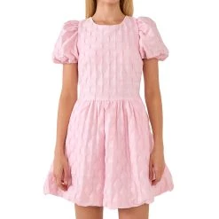 Cheap ✔️ English Factory 👩 women Textured Balloon Mini 👗 Dress 🌟 -Cheap Buddylove Store ff926883b9e2437c8aa3c014e8c0efc6 327801df 6e13 45e1 85f9 8e5bc9aed039 1080x