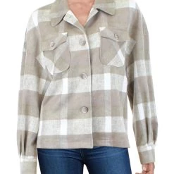 Flash Sale 🤩 Bagatelle 👩 Womens Lightweight Warm 👚 Shirt Jacket 🤩
