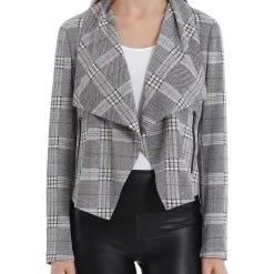 Best reviews of 😍 Bagatelle 👩 Womens Open Front Glen Plaid Jacket 🤩