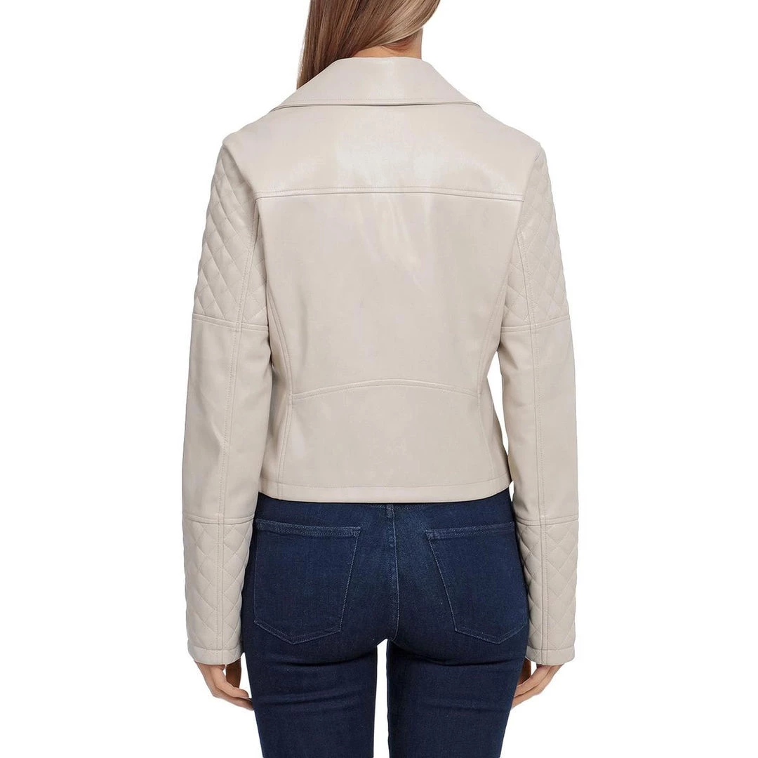 Cheapest ✔️ Bagatelle 👩 Womens Faux Leather Collared Motorcycle Jacket 🤩 2 Cheapest ✔️ Bagatelle 👩 Womens Faux Leather Collared Motorcycle Jacket 🤩 - Image 2