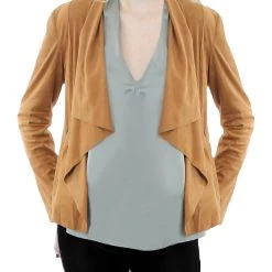 Best Pirce 🔔 Bagatelle 👩 Womens Faux Suede Drape Jacket 🌟